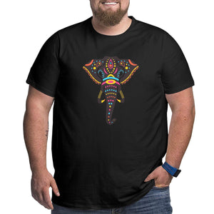 Open image in slideshow, Elmer The Indian Elephant Big Size Men&#39;s T-shirt

