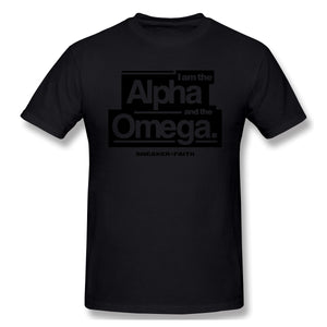 Open image in slideshow, Air Jordan 1 Pine Green 1s Sneaker Tee Alpha Omega Shirt
